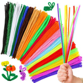 Christmas Pipe Cleaners Art Crafts Projects Supplies 200pcs Chenille Stems DIY Projects Christmas Decoration, 6mmx30cm